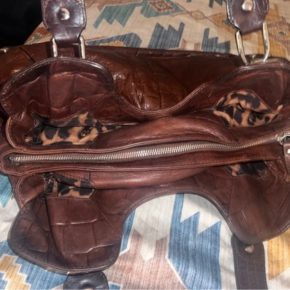 B. Makowsky leather shoulder bag Rare - Picture 4 of 6
